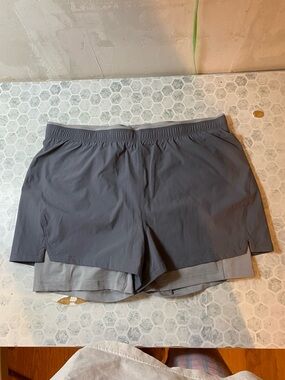Eddie Bauer Light Gray Women's Athletic Shorts